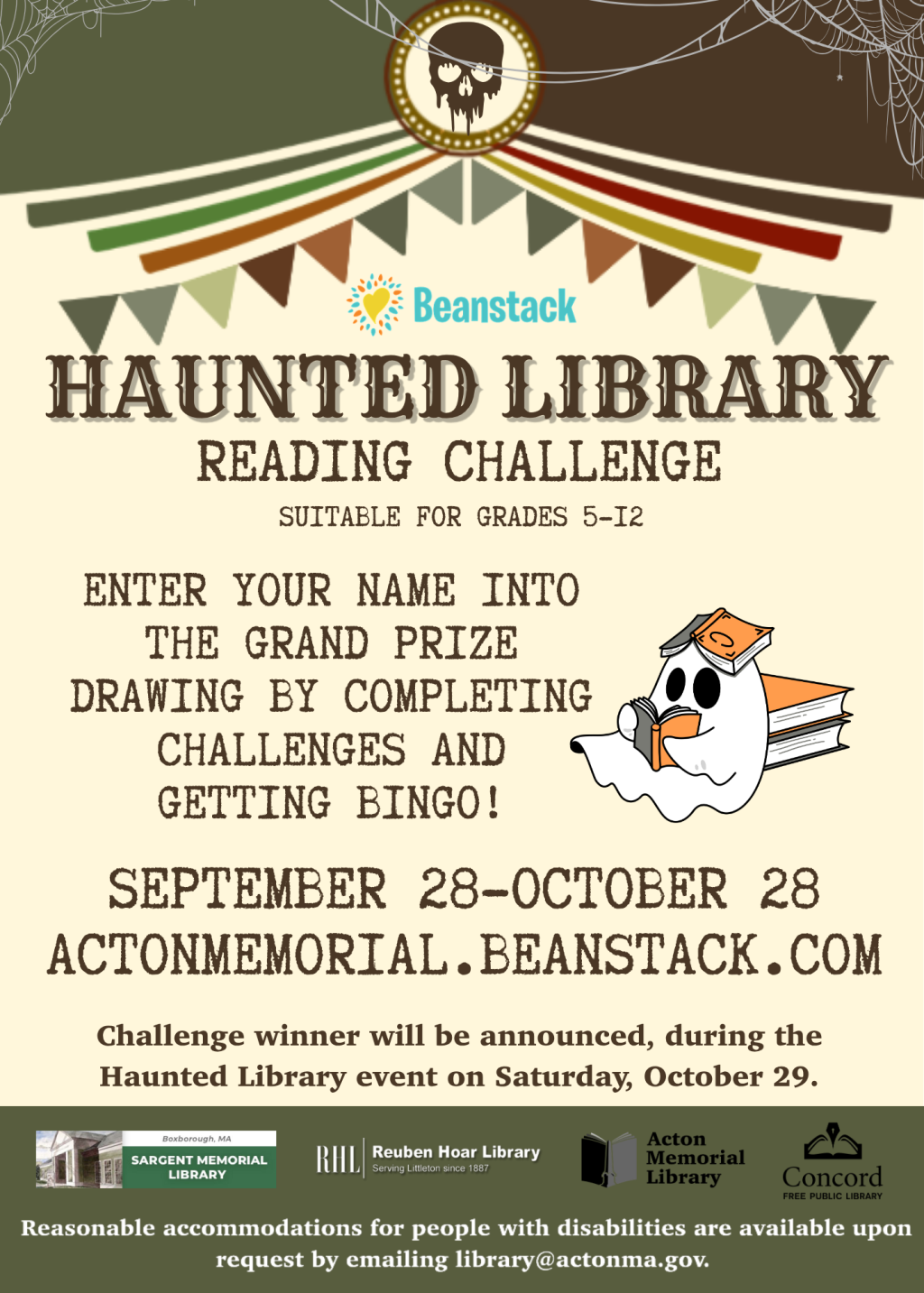 Haunted Library Reading Challenge Begins