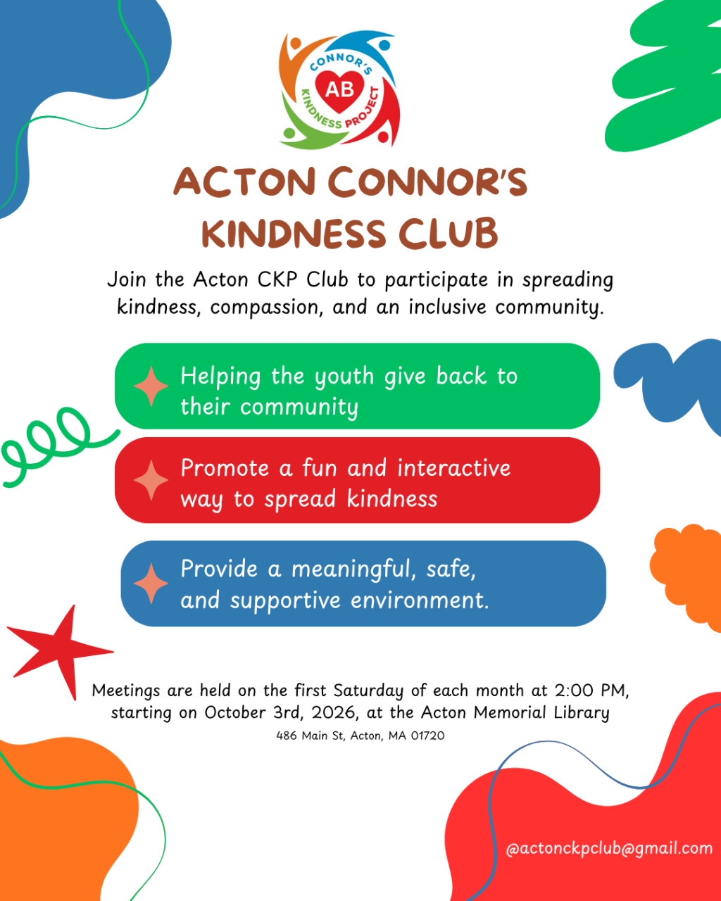 Acton Connor's Kindness Club