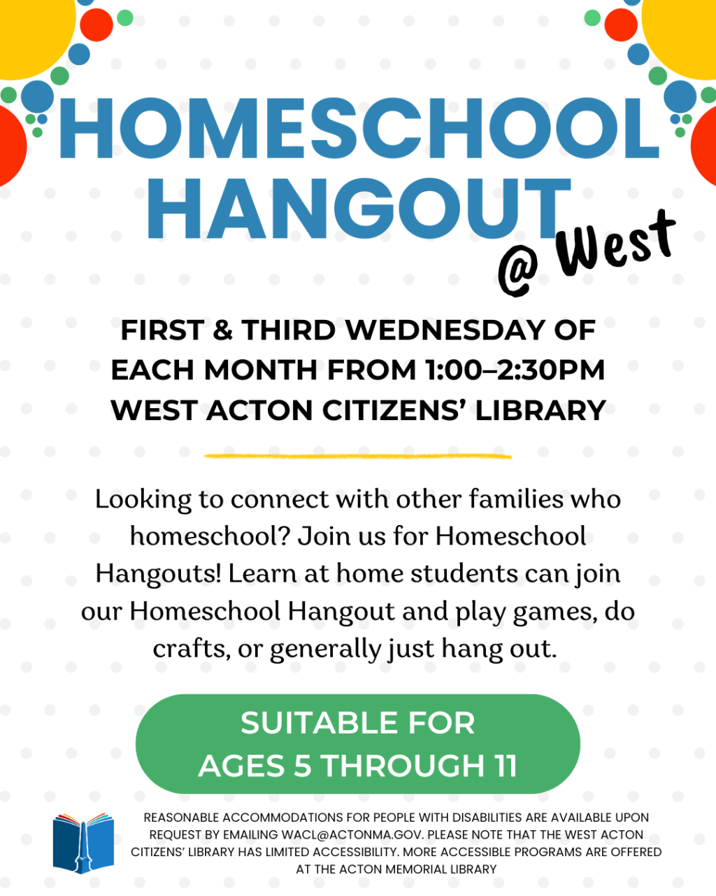 Homeschool Hangouts at West