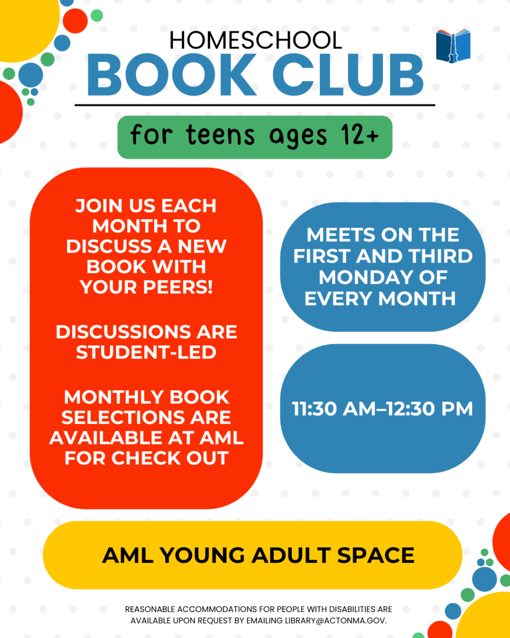 Homeschool Book Club for Teens