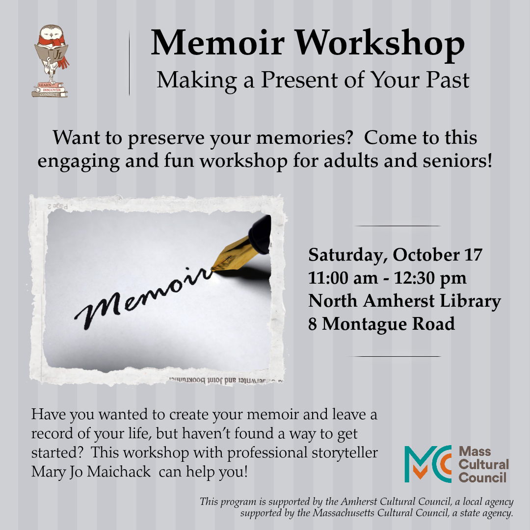 Memoir Workshop: Making a Present of Your Past