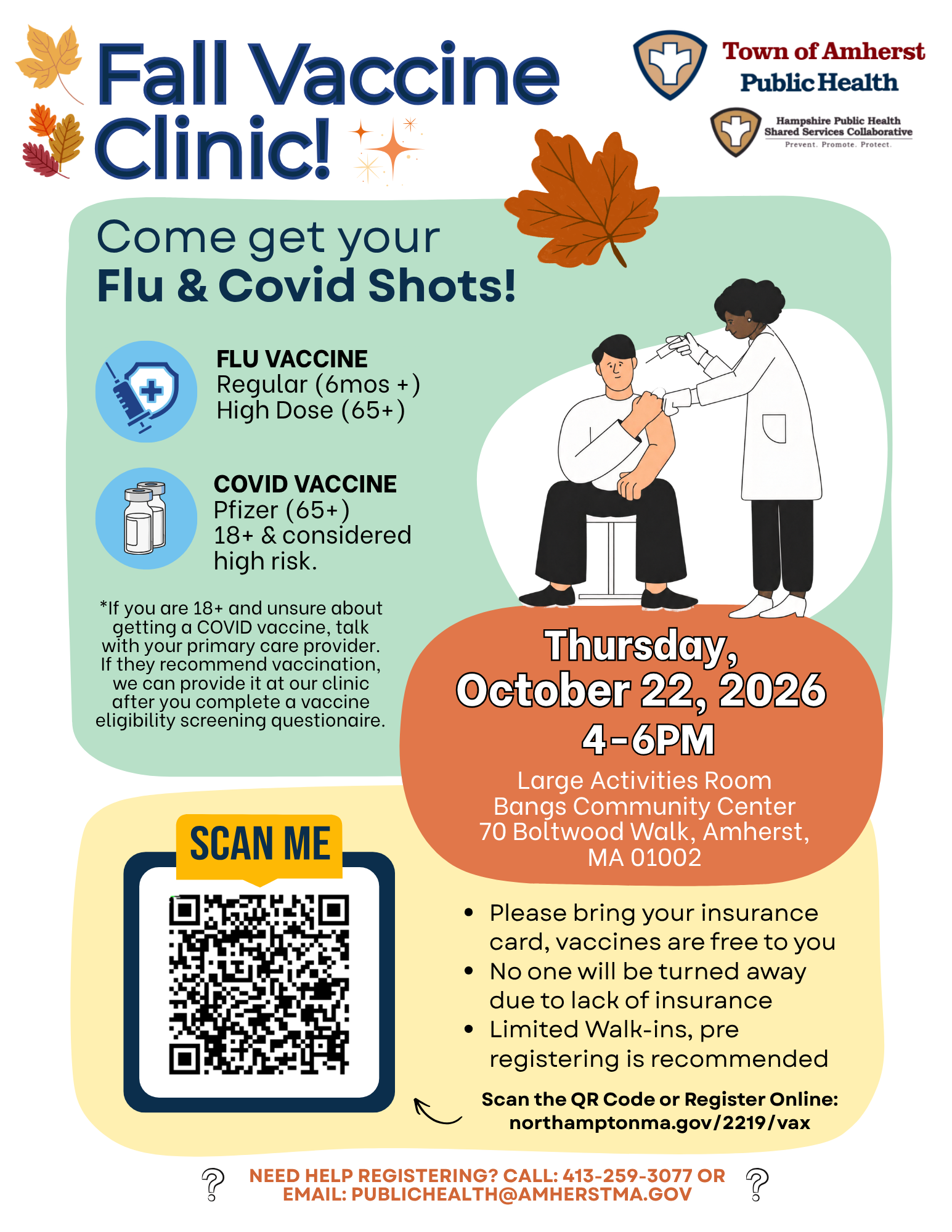 Vaccine Clinic: Flu & COVID Shots