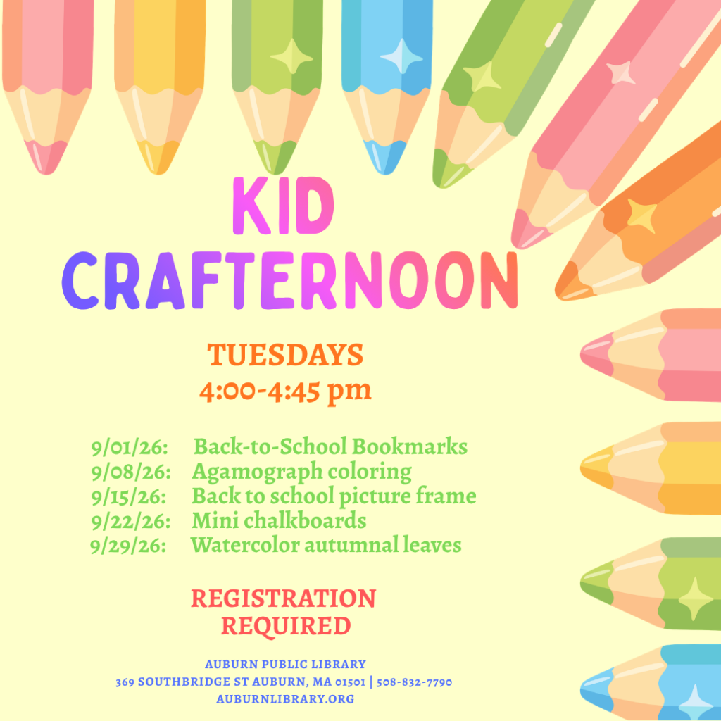 Kids Crafternoon (K-5th grade)
