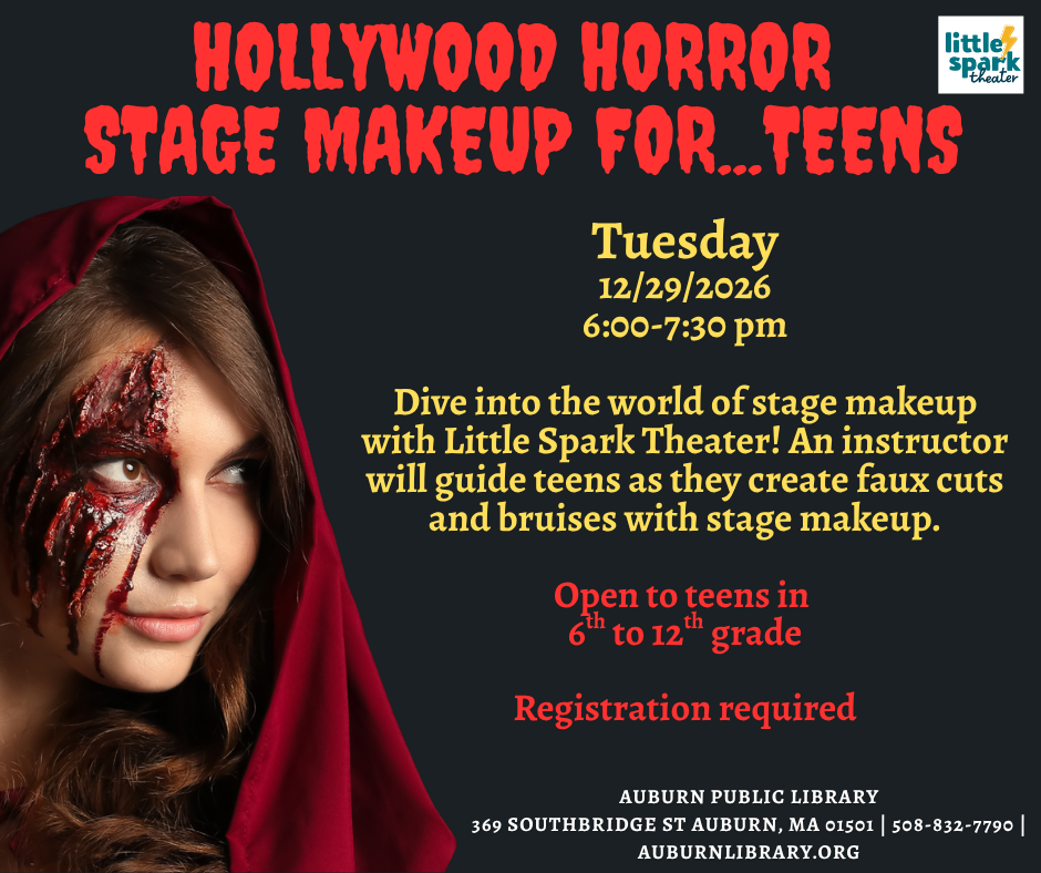 Hollywood Horror Stage Makeup for Teens! (6th-12th graders)
