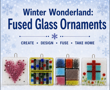 Fun Fused Glass Ornaments