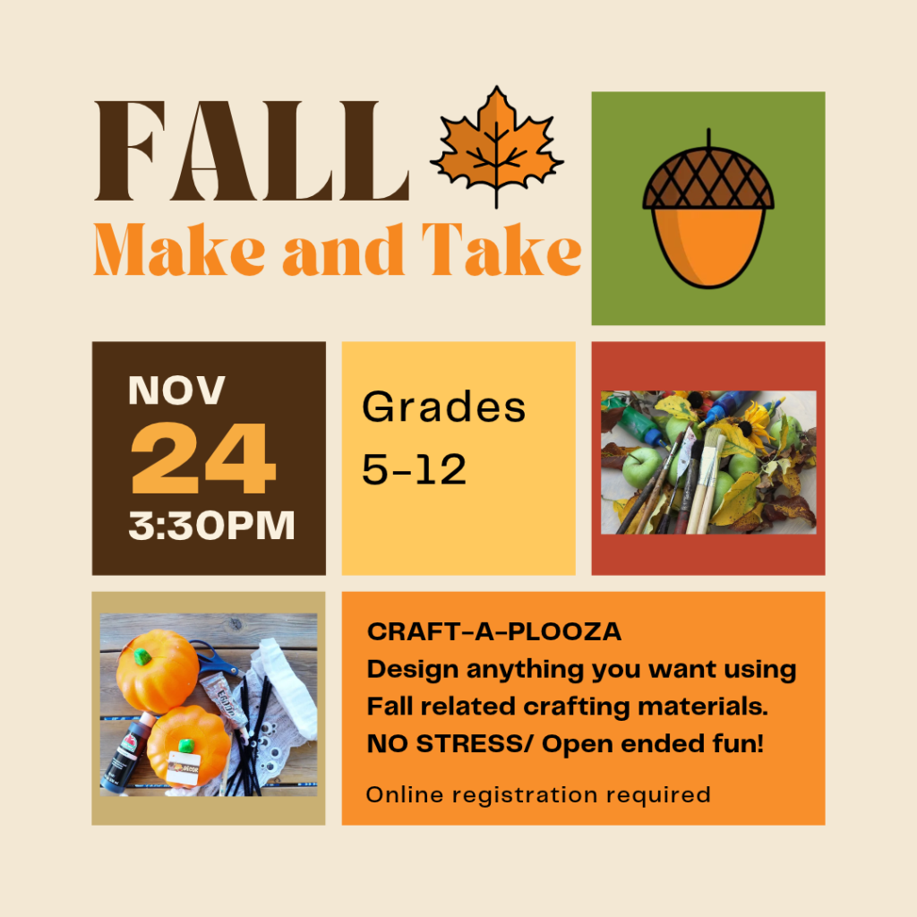 Teen Program - Fall Craft-A-Palooza