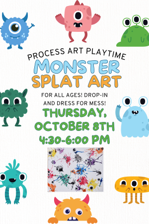 Process Art Playtime: Monster Splat Art