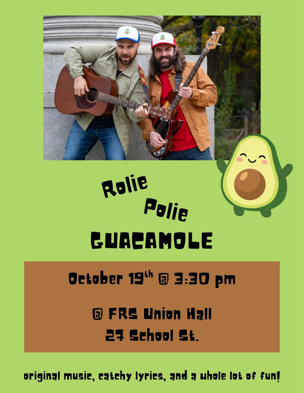 Rolie Polie Guacamole Concert