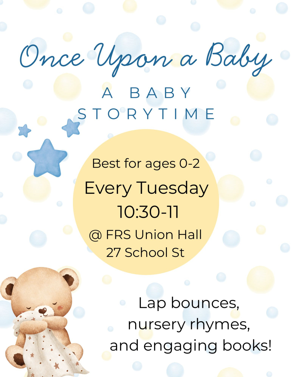 Once Upon a Baby Storytime (ages 0-2)
