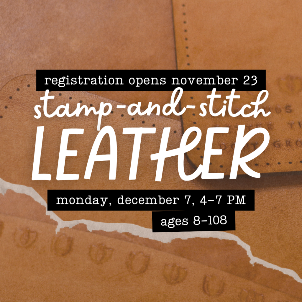 Stamp-and-Stitch: Leather Bookmarks