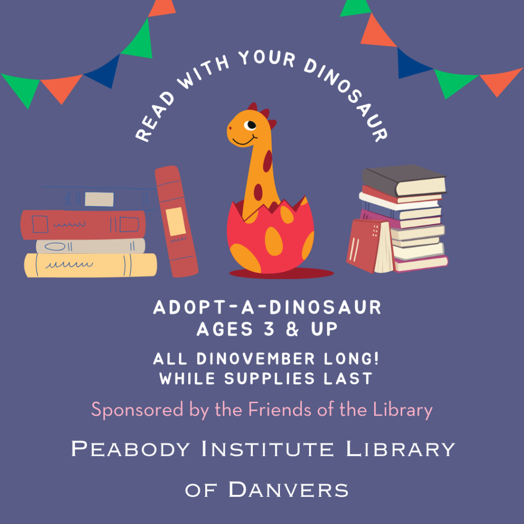 Dinovember begins with Adopt-a-Dinoaur: Read to your Dino!