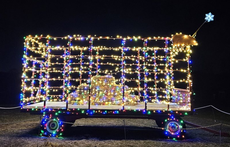 Powisset Holiday Pig Wagon Lighting