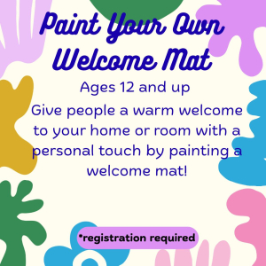 YA Fall Welcome Mat Painting