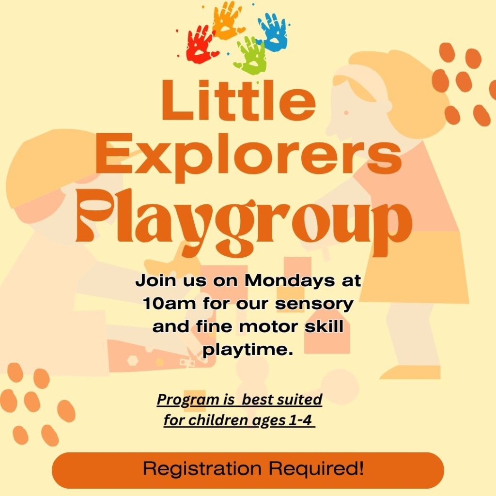 Little Explorers Playgroup: A sensory and fine motor skill playtime