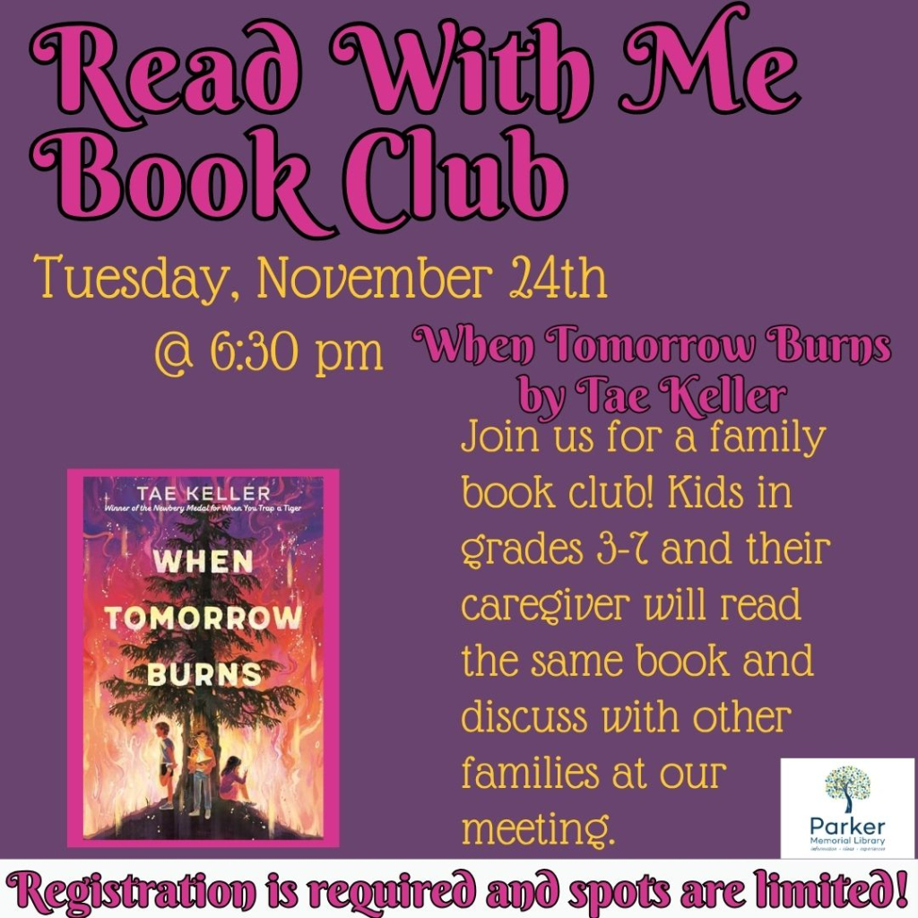 Read with Me Book Club: When Tomorrow Burns by Tae Keller
