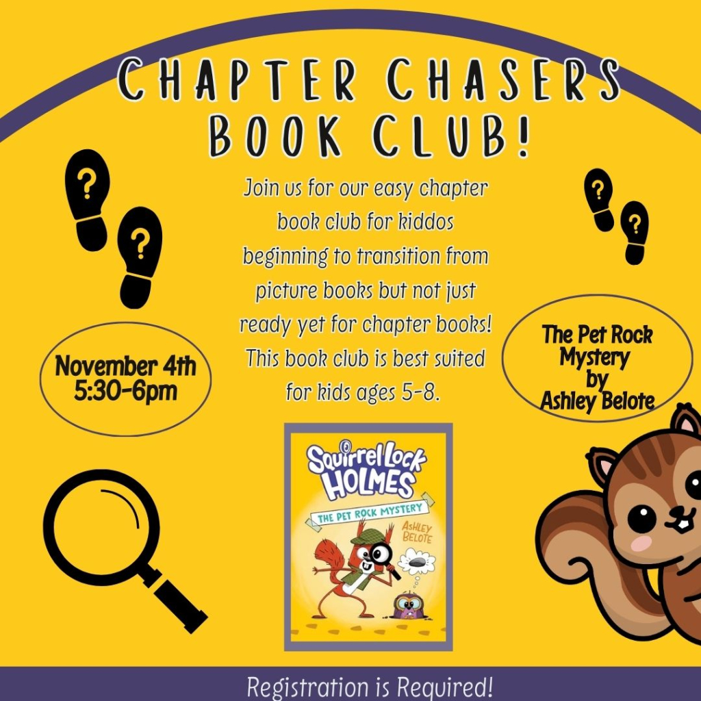 Chapter Chasers Book Club: The Pet Rock Mystery