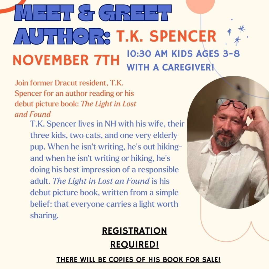 Storytime and Meet and Greet with T.K. Spencer