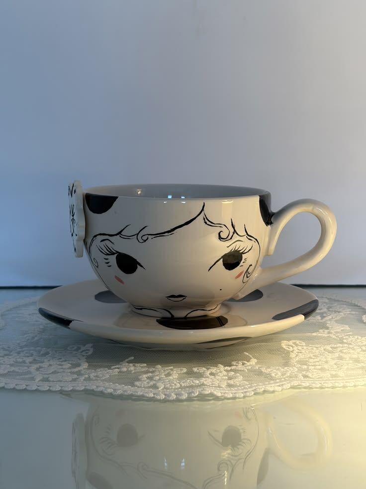 Paint Tea Cup Flowerpots