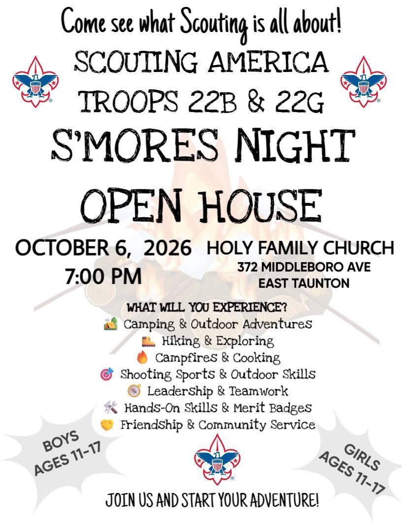 Scouting America S'Mores Night Open House