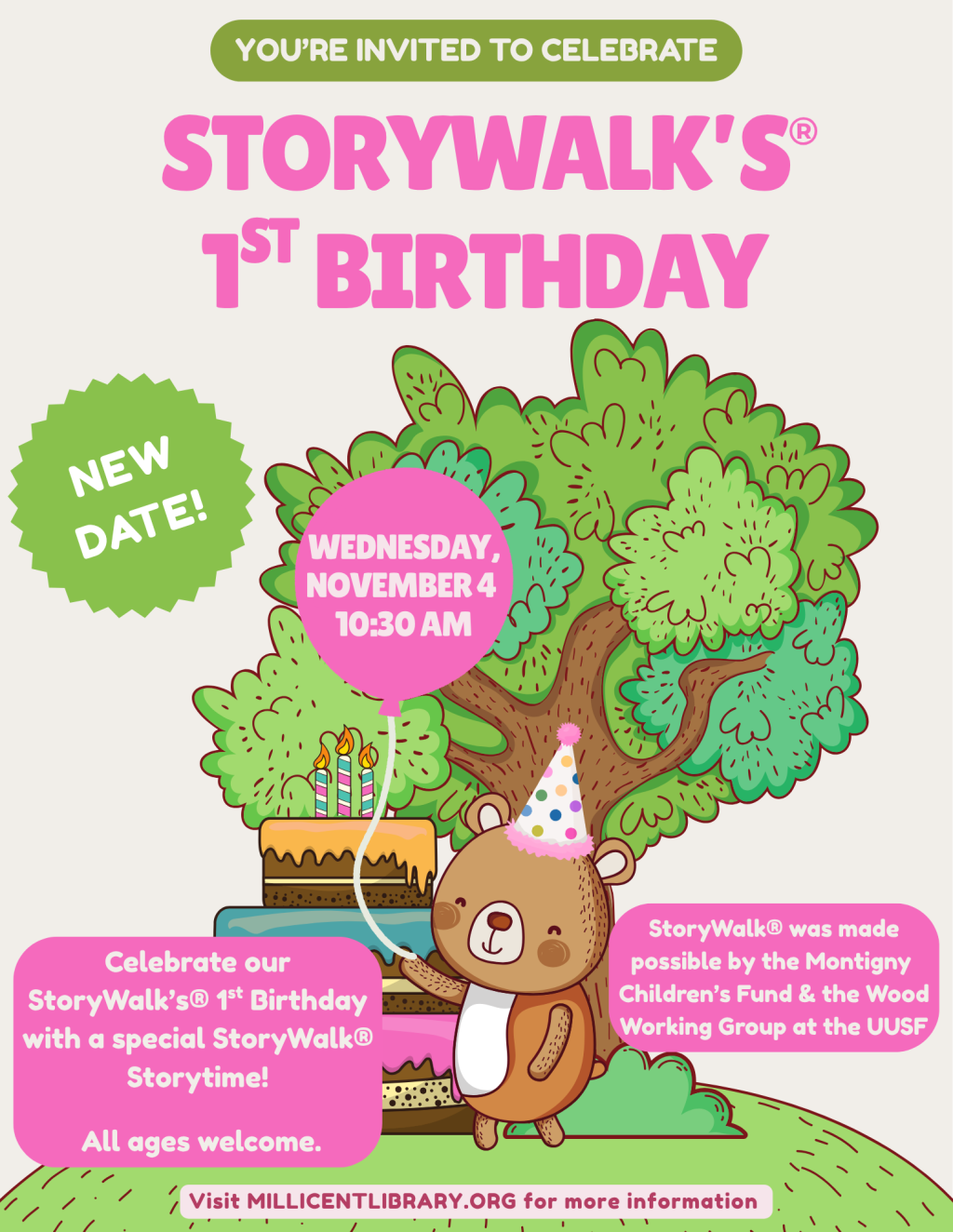 StoryWalk® 1st Birthday Celebration