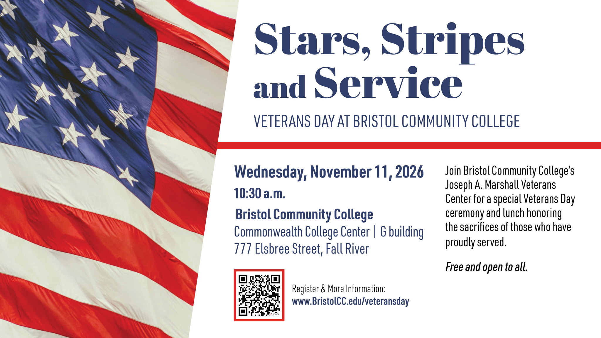 Bristol Community College Veterans Day Ceremony