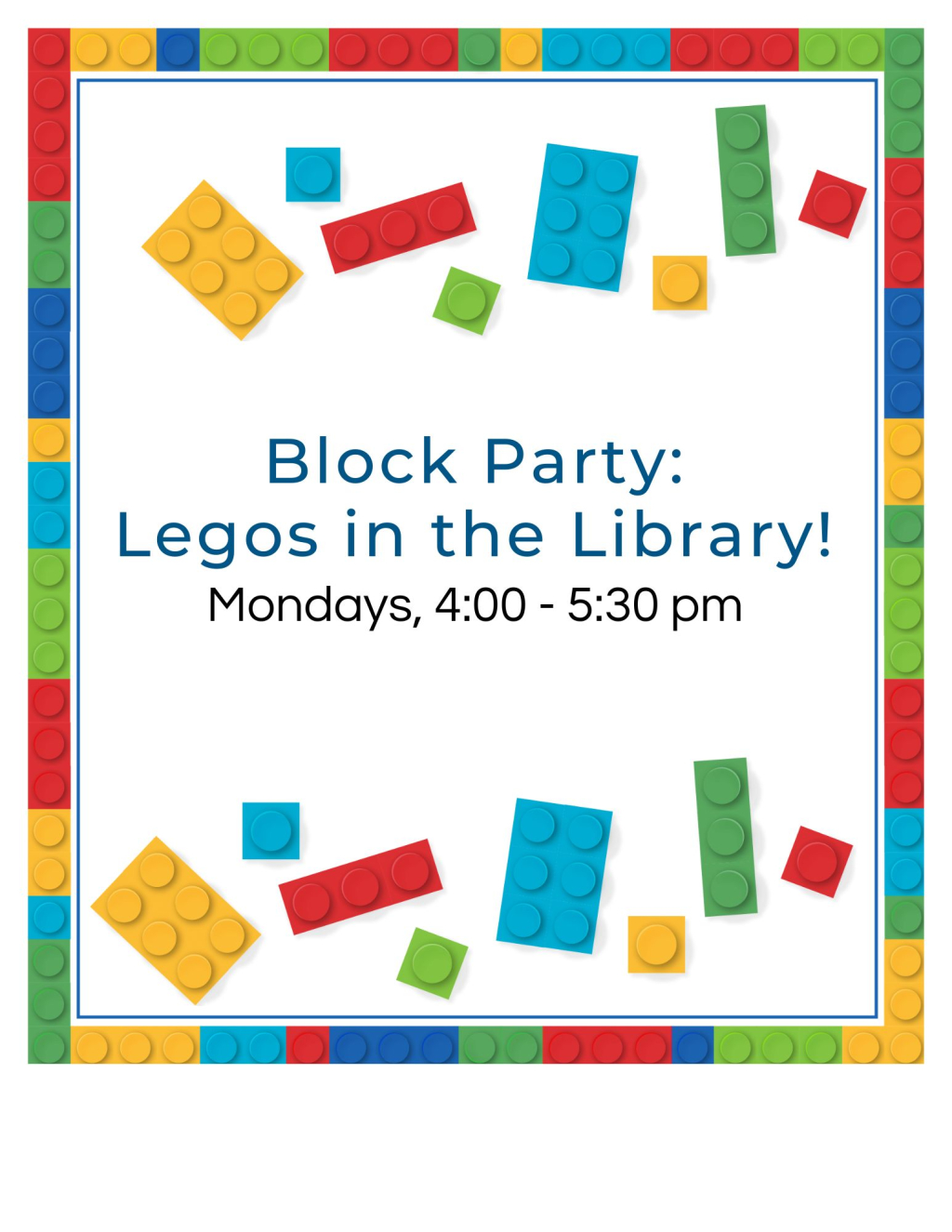 Block Party: LEGO in the Library at the North Falmouth Branch