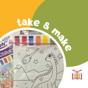 Take & Make Craft Kit: Watercolor Dinosaurs