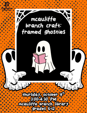 Teen McAullife Craft: Framed Ghosties