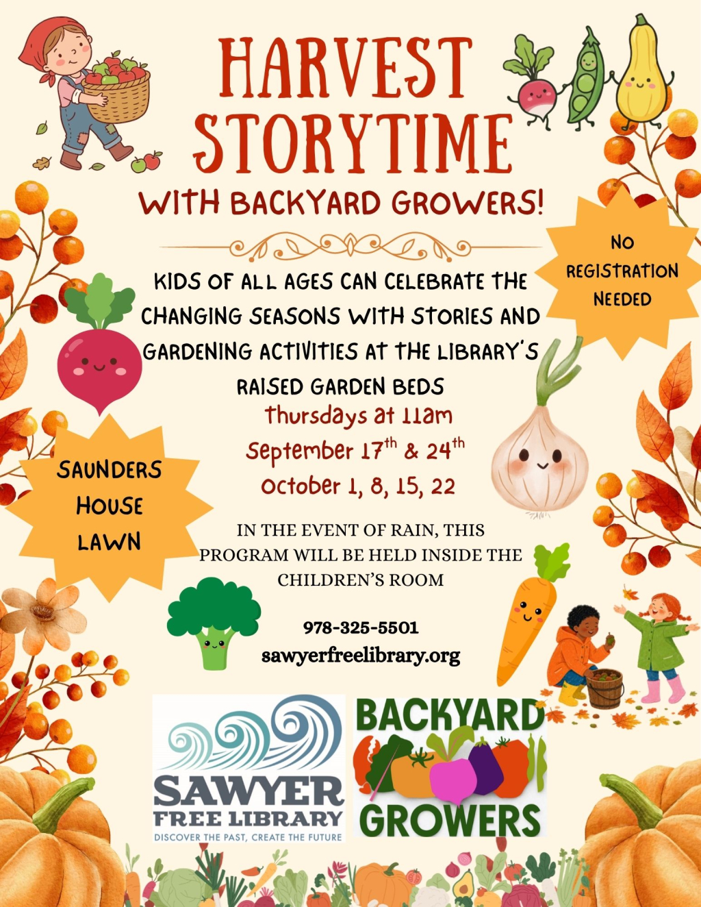 Harvest Storytime with Backyard Growers