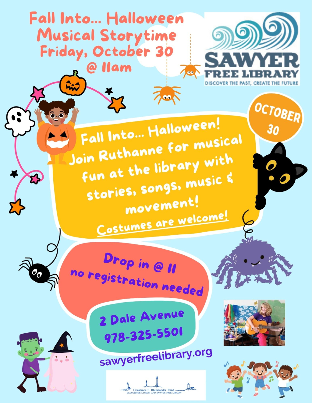Halloween Musical Storytime with Ruthanne Paulson!