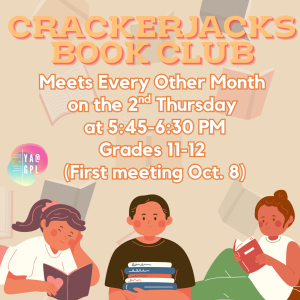Crackerjacks Book Club (Grades 11-12)