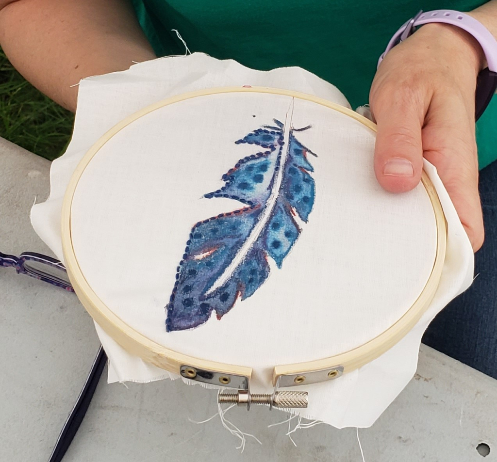 Embroidery and Paint with Burncoat Arts and Wellness (Grades 6-12)