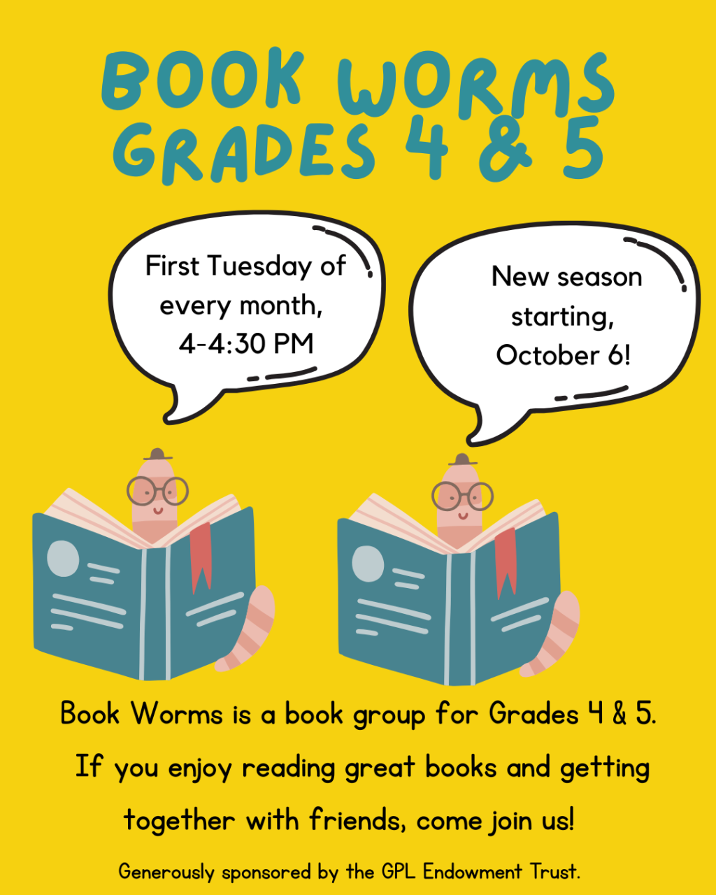 Book Worms (Grades 4-5)