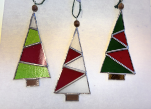 Periwinkle Glass Stained Glass Ornaments (Grades 5-12)