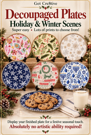 Decoupage Plate Workshop