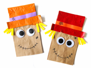 Take & Make Craft: Paper Bag Scarecrow (Grades K-6)