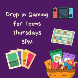 Drop In Gaming for Teens