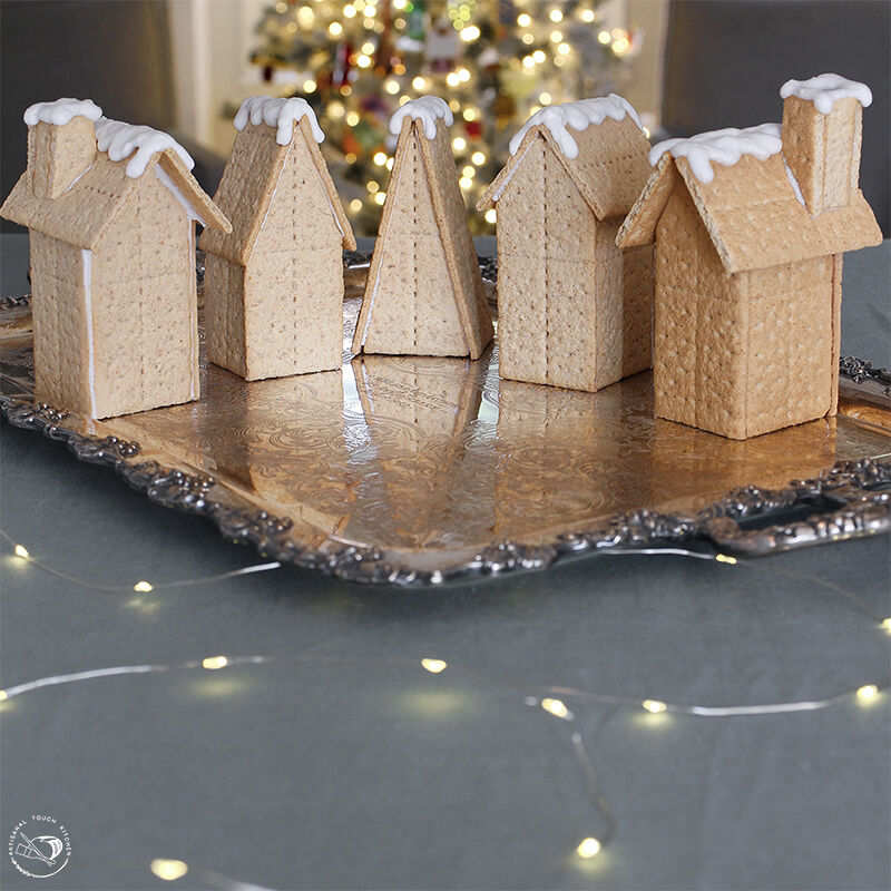 Make Graham Cracker Gingerbread Houses