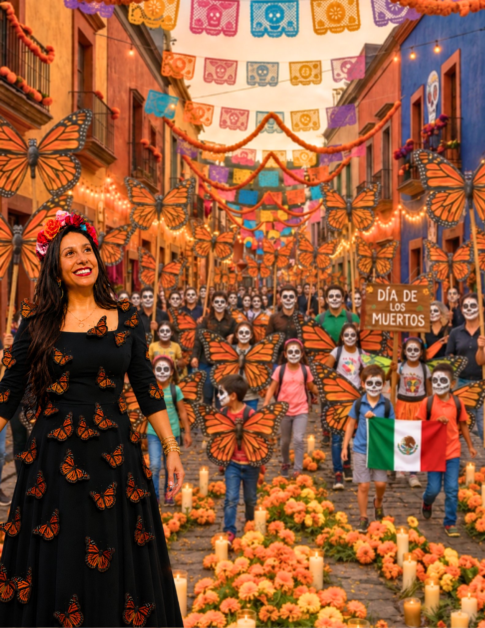 Here Come the Monarch Butterflies: A Celebration of the Day / Ahí Vienen las Mariposas Monarca: Una Celebración del Día de los Muertos of the Dead