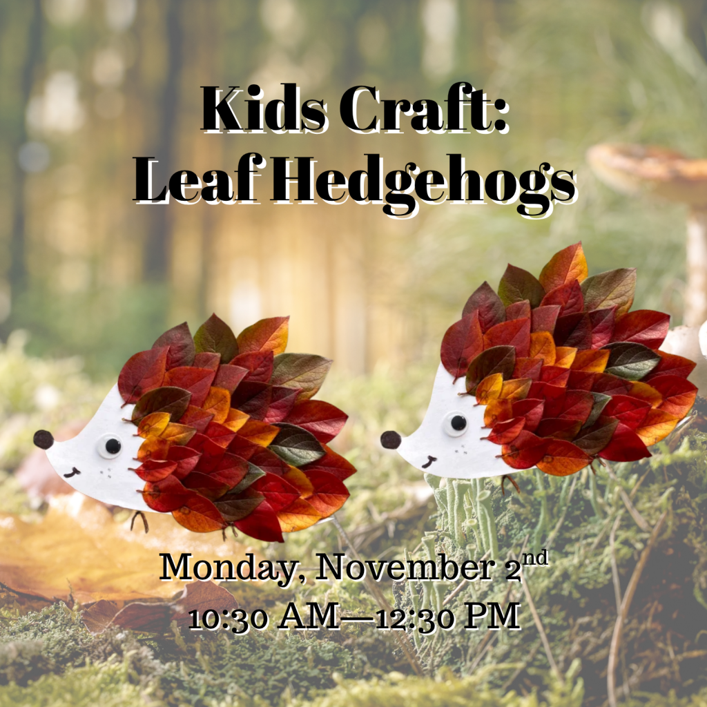 Kids Craft: Leaf Hedgehogs