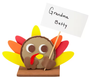 Drop-In Craft: Thanksgiving Turkey Place Card!