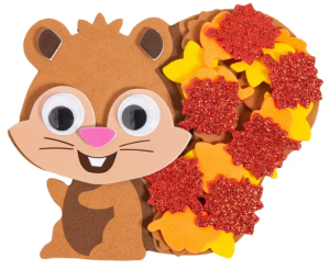 Drop-In Craft: Fall Leafy Squirrel!