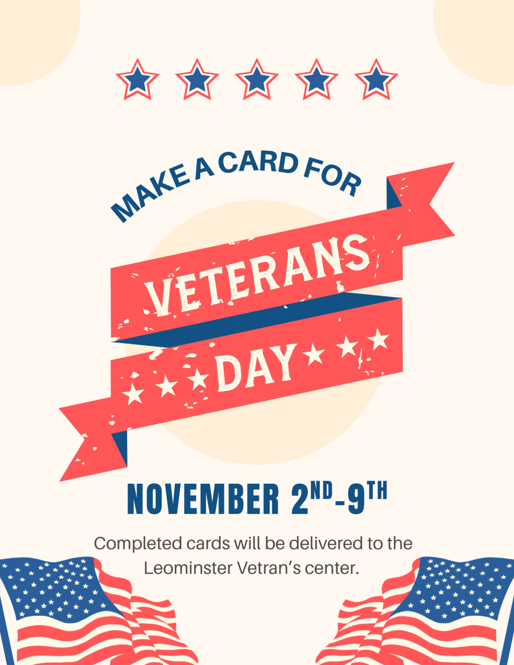 Make a Card for Veterans Day!