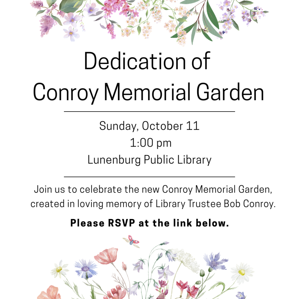 Dedication of the Conroy Memorial Garden