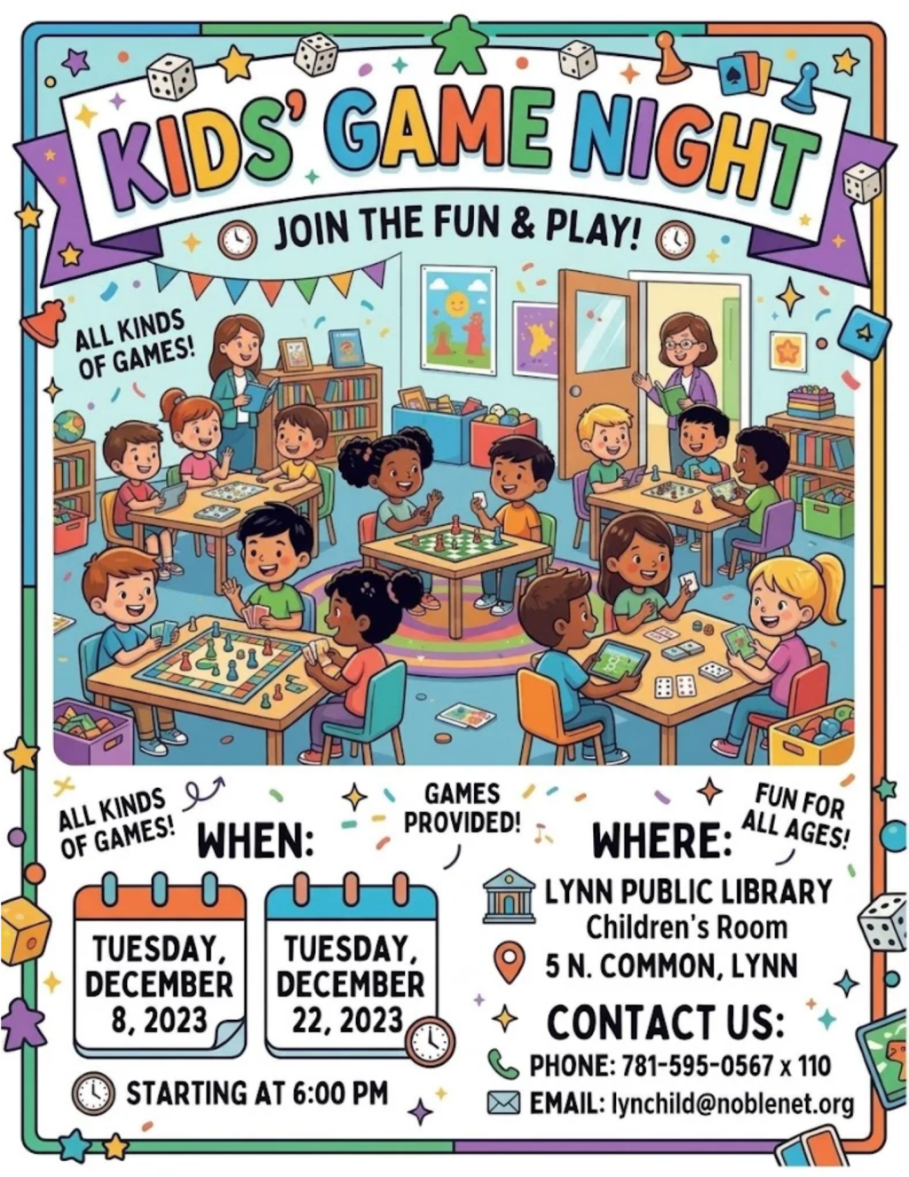 Children's Board Game Night