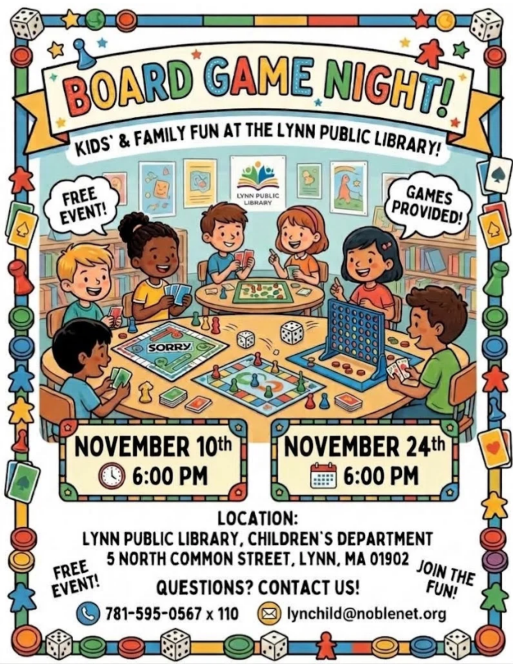 Children's Board Game Night