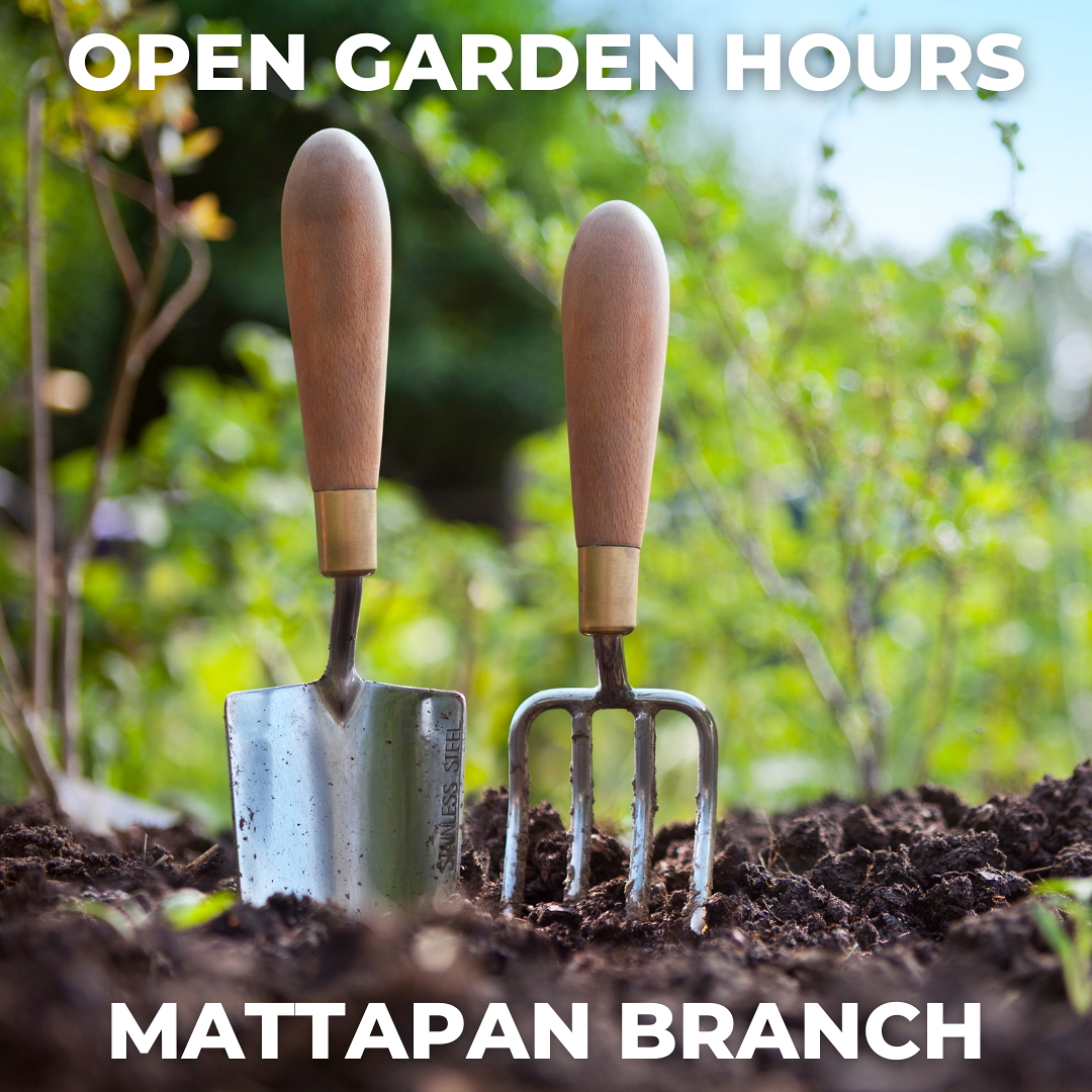 Open Garden Hours at the Mattapan Branch