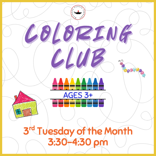 Coloring Club (ages 3+)