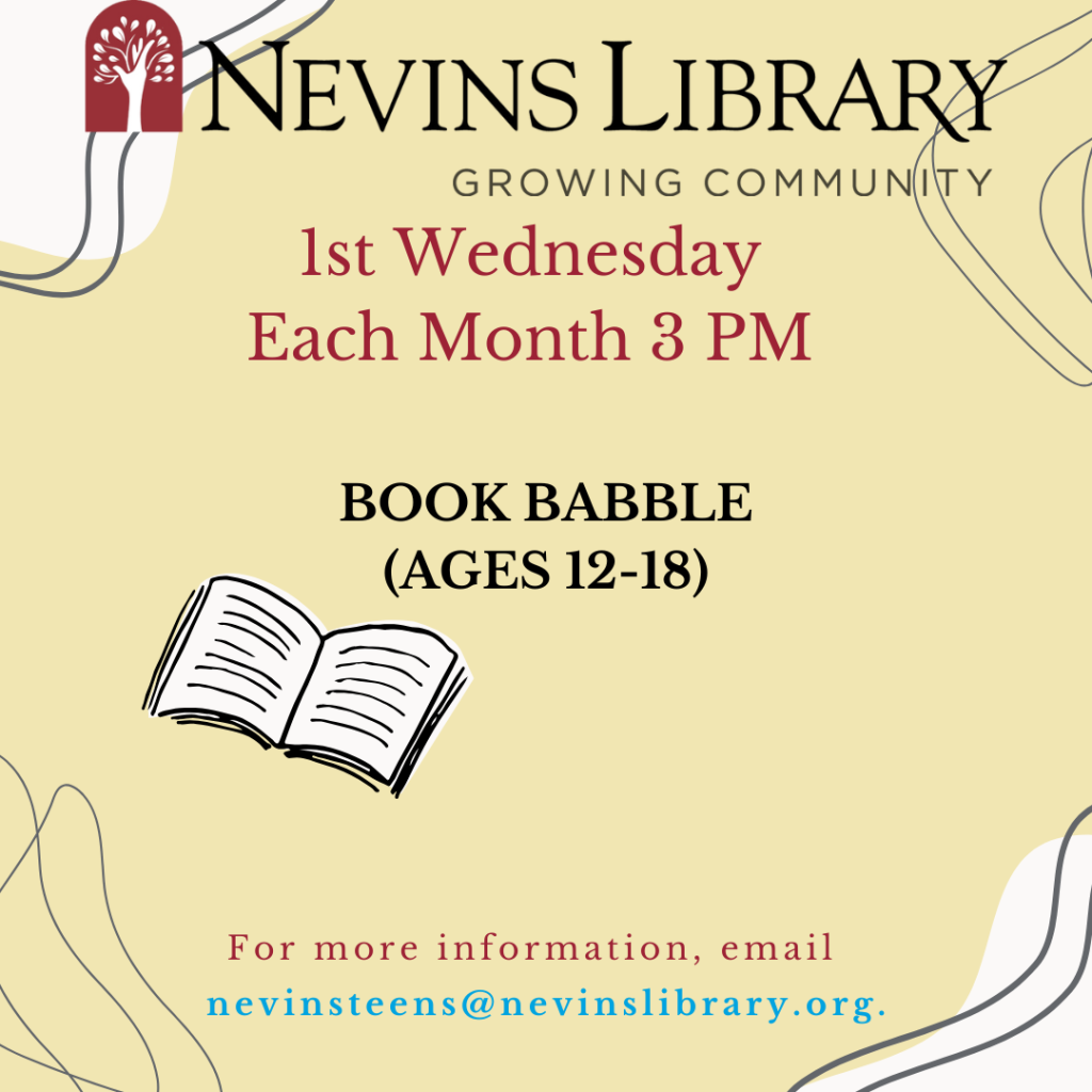 Book Babble (Ages 12-18)
