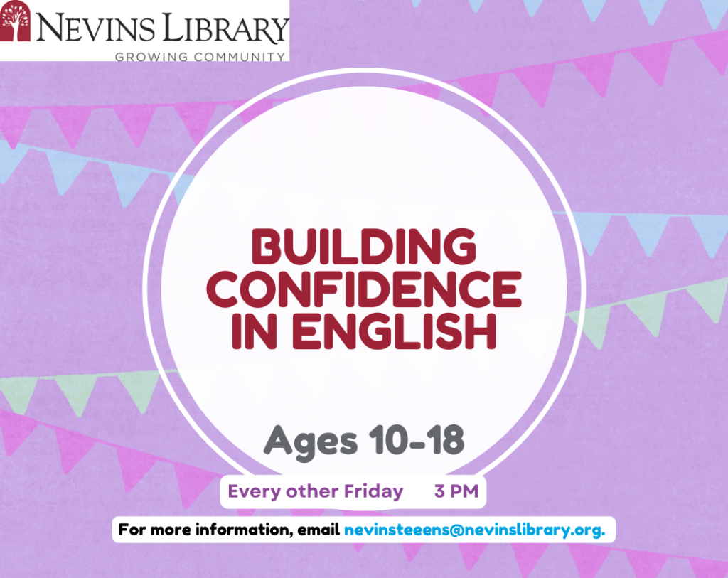 Building Confidence in English (Ages 10-18)